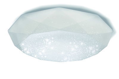 Plafón de techo Led 55w regulable colección Diamante Color blanco Mantra 