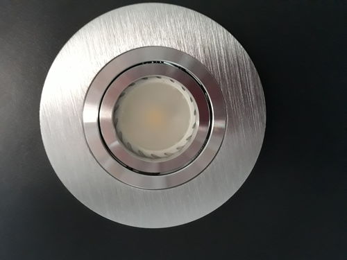 Empotrable redondo basculante aluminio 110mm